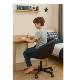 Кресло рабочее ELENA, ECO, черный