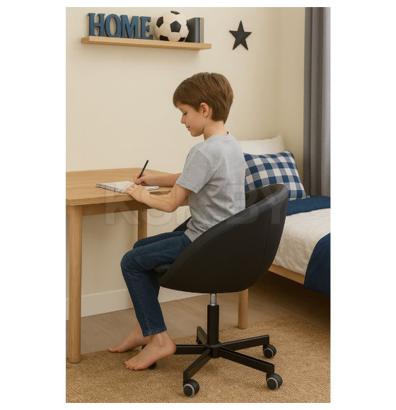 Кресло рабочее ELENA, ECO, черный (110740) 