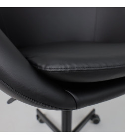 Кресло рабочее ELENA, ECO, черный