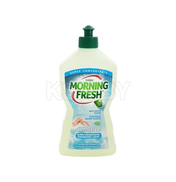 Morning Fresh Sensitive Aloe Vera Жидкость для мытья посуды-суперконцентрат, 400 мл (8998103018812) 