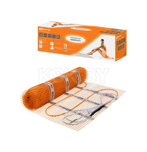 Мат нагревательный "Комфорт" МН двухжильный, 6 кв. м, 900 Вт TDM SQ2501-0006 (SQ2501-0006) 