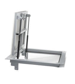 Напольный люк с газовыми амортизаторами ЛючкиБел "Погребок" 100-80