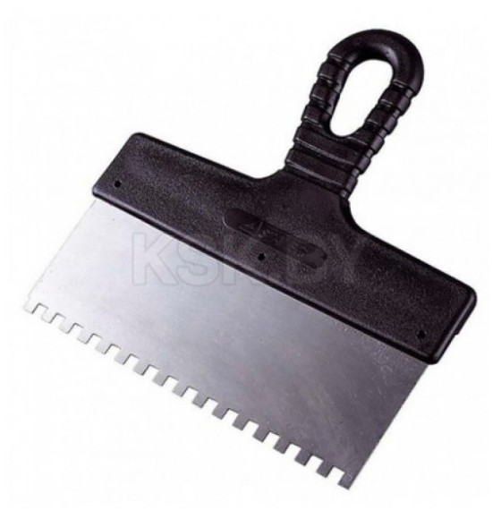 Шпатель фасадный зубчатый стальной 200 мм STAYER 1007-20 (100720) 