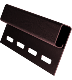 Завершающая планка ПВХ (акрил) Grand Line Темный дуб 3000мм