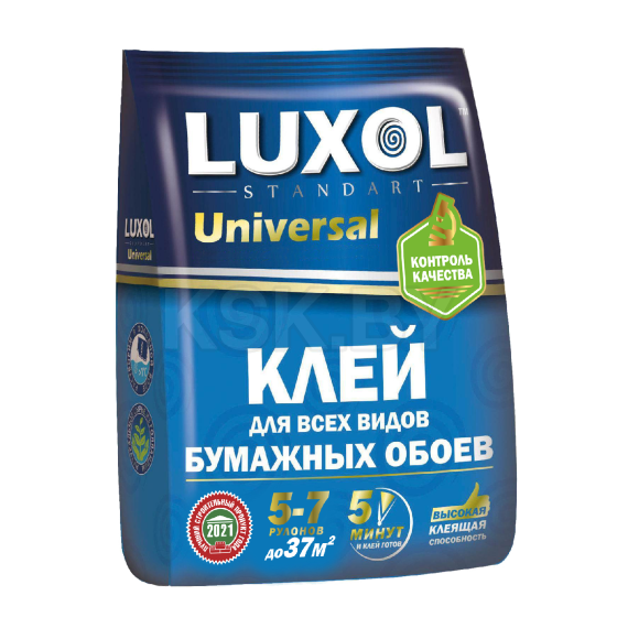Клей обойный «LUXOL универсал» для всех видов обоев, 5 кг, бумажный пакет