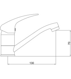 Смеситель для умывальника Gross Aqua Basic, 3210257C-G0109