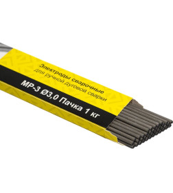 Электроды МР-3 3,0 мм (1 кг) Eurolux 900/71/6/92