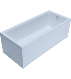 Ванна акриловая 1AcReal обрезанная Palermo 180х80 Щ0000042367