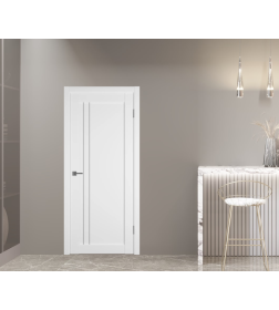 Дверное полотно Emalex E33 Ice,white cloud 2000х600х35мм