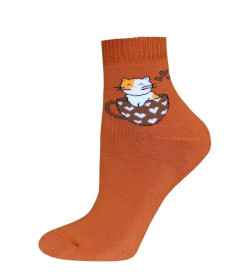 Носки женские 1407 Брестские ARCTIC (махровые, укороченные), р. 25 рис.708  РЫЖИЙ