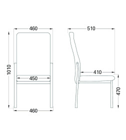 Стул DENVER, темно-серый велюр HLR-21/черный, AksHome