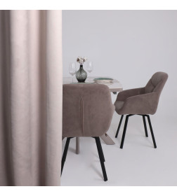 Стул ROMEO SMILE 360, b05 LATTE LUX\черный