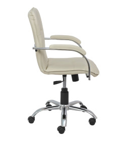 Кресло "SAMBA AKS-2" арт.G000.092, эк/к крем, мягкие подлокотники