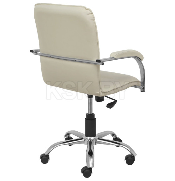 Кресло "SAMBA AKS-2" арт.G000.092, эк/к крем, мягкие подлокотники (81876) 