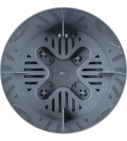 Горшок "Stone Flower" D100мм, 0,5л с декором (серый)