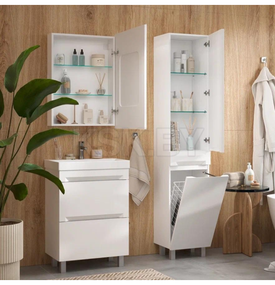 Пенал напольный Equil Corner 40 с корзиной pnCRNR40.KZ-06 (pnCRNR40.KZ-06) 