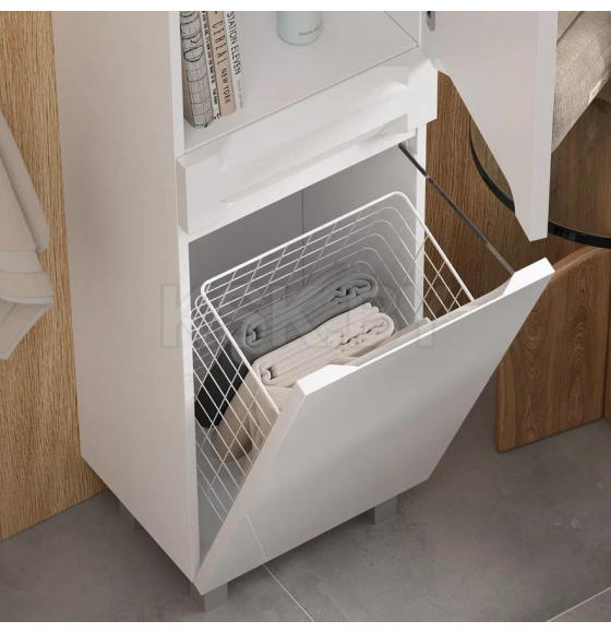 Пенал напольный Equil Corner 40 с корзиной pnCRNR40.KZ-06 (pnCRNR40.KZ-06) 