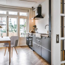 Стул BRIT, светло-серая ткань/дуб (63397) 