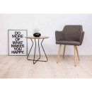 Стул BRIT, светло-серая ткань/дуб (63397) 