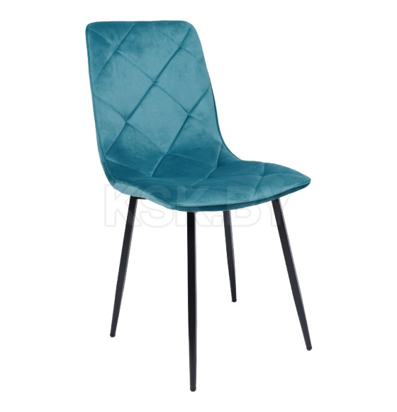 Стул MIRA, морской велюр HLR60/черный (67047) 