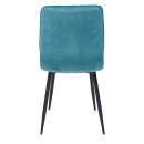 Стул MIRA, морской велюр HLR60/черный (67047) 