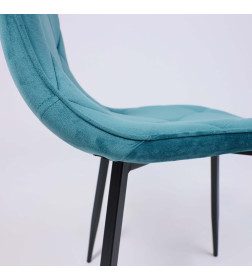 Стул MIRA, морской велюр HLR60/черный