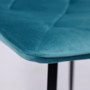 Стул MIRA, морской велюр HLR60/черный (67047) 