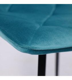 Стул MIRA, морской велюр HLR60/черный