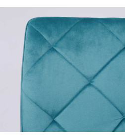 Стул MIRA, морской велюр HLR60/черный