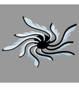 Светильник N9343/5+5 98Вт черный