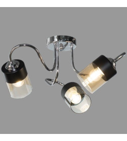 Светильник НПБ 02-3х60-102 C1445/3A хром/черный