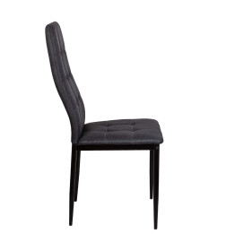 Стул SKY, темно-серая ткань Seattle 007/черный