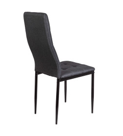 Стул SKY, темно-серая ткань Seattle 007/черный