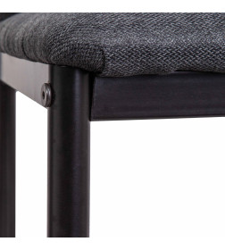 Стул SKY, темно-серая ткань Seattle 007/черный