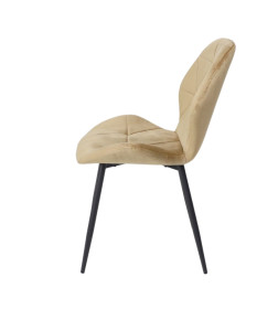 Стул CONGO NEW, капучино велюр G062-11/черный, AksHome