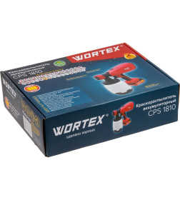 Краскораспылитель аккумуляторный WORTEX CPS 1810 в кор. ALL1 XLT SET