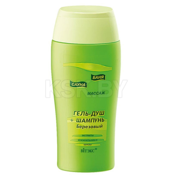 ГЕЛЬ -ДУШ+ШАМПУНЬ"БЕРЕЗОВЫЙ",ЛИНИЯ "БАНЯ,САУНА. (6134) 