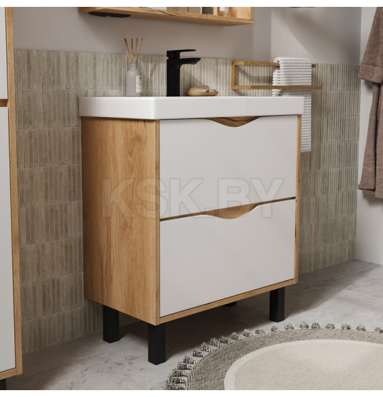 Тумба напольная Volna Barney 70.2Y с умывальником Lake 70 tnBARNEY70.2Y-04-1 (tnBARNEY70.2Y-04-1) 