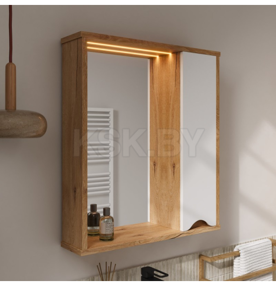 Зеркало-шкаф Volna Barney 60 правый zsBARNEY60.R-04 (zsBARNEY60.R-04) 