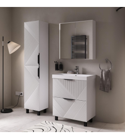 Тумба напольная Volna Geometry 70.2Y белый (9696) tnGEOMETRY70.2Y-01