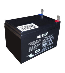Батарея аккумуляторная АКБ 12В 12Ач Huter 64/1/23