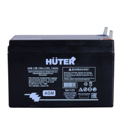 Батарея аккумуляторная АКБ 12В 12Ач Huter 64/1/23