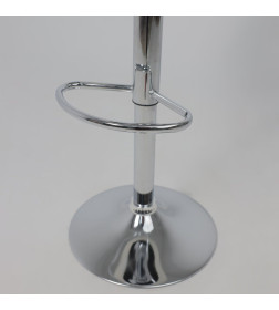 Кресло ROSA, экокожа белый/хром