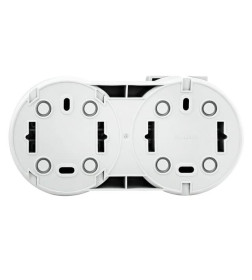 Выключатель 1-кл и розетка с/з с крышкой наружная,IP54, белый Xone Ovivo