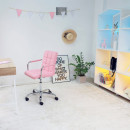 Стул барный ROSIO, 2, поворотный, (розовый) (58826) 