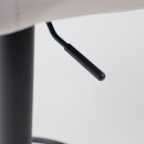 Стул барный BERLIN, (серый велюр/черный) (62686) 