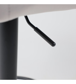 Стул барный BERLIN, (серый велюр/черный)