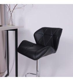 Стул барный BERLIN, (черный/хром)