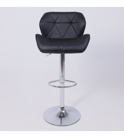Стул барный BERLIN, (черный/хром)