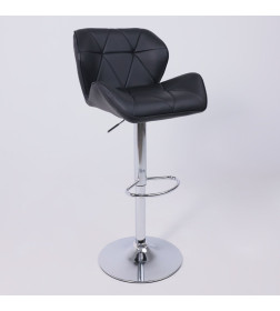 Стул барный BERLIN, (черный/хром)